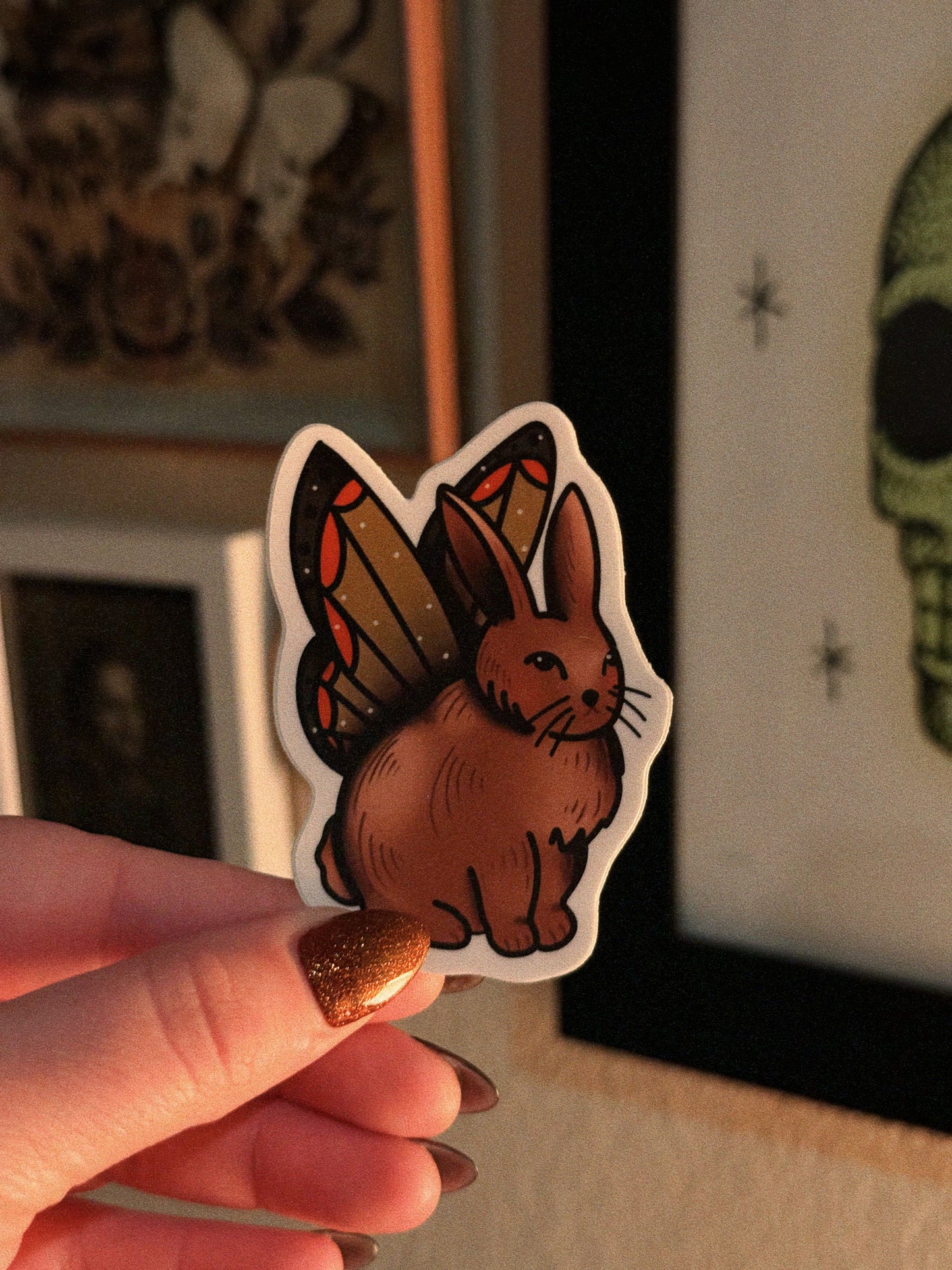 Fairy rabbit sticker