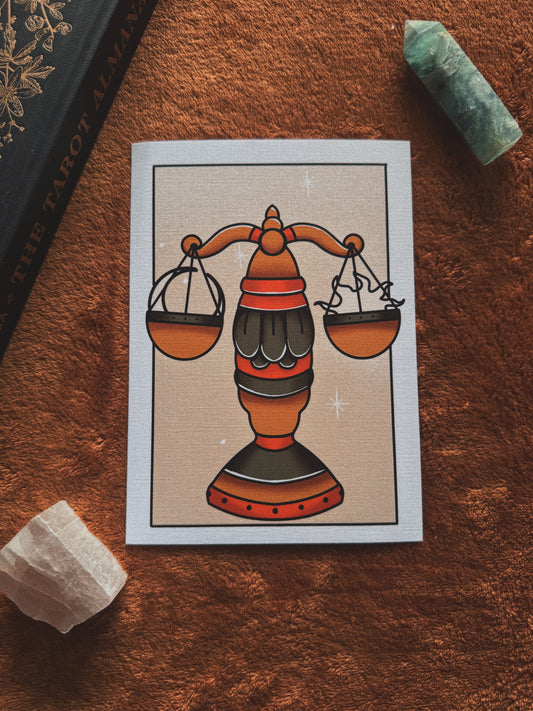 Astrology Print: Libra
