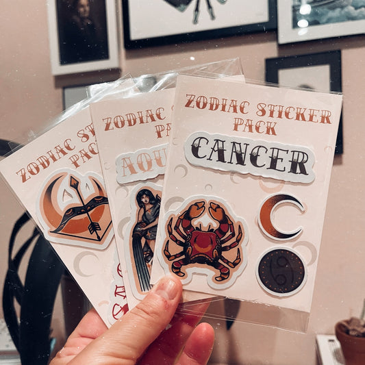 Zodiac sticker packs